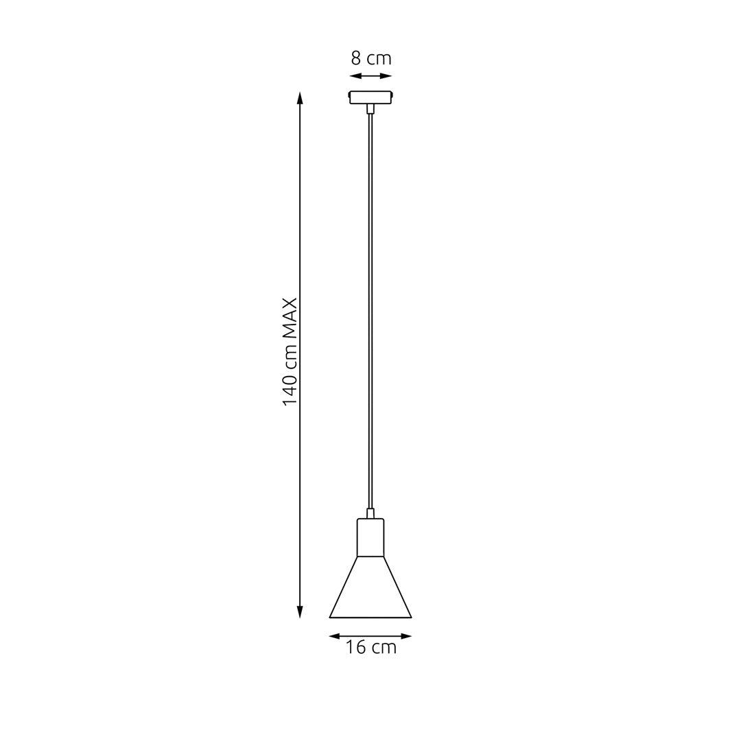 Rosa 1-light white pendant light