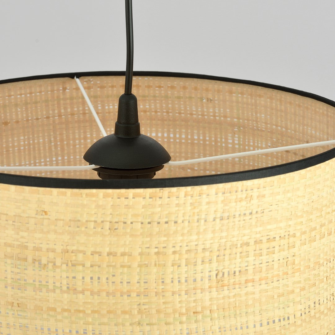 Aston 1-light pendant, rattan