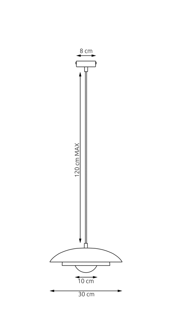 Skin 1-light white and orange pendant light
