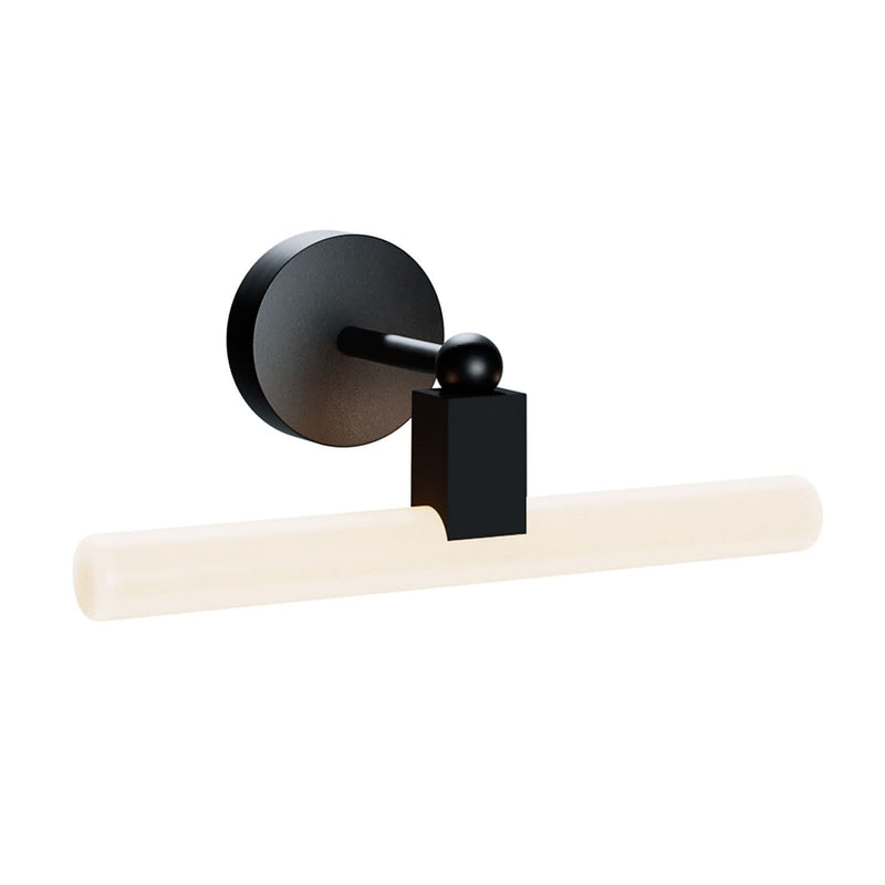 Applique murale Piano en acier, noir, hauteur 8 cm
