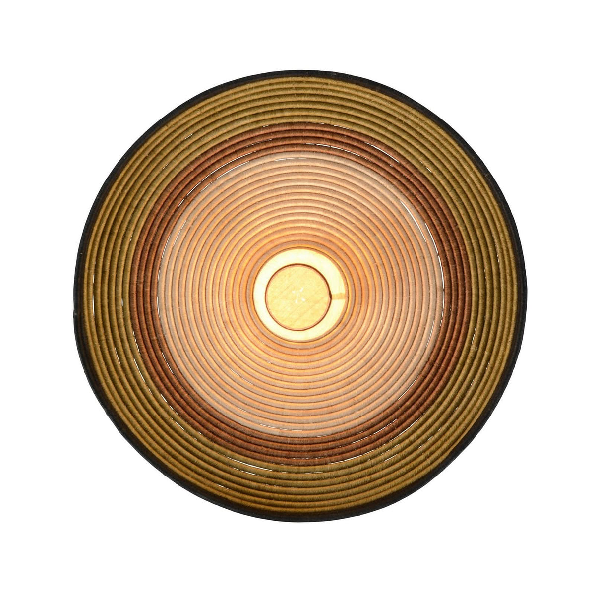 Applique murale Grass L, vert et beige, Ø 80 cm