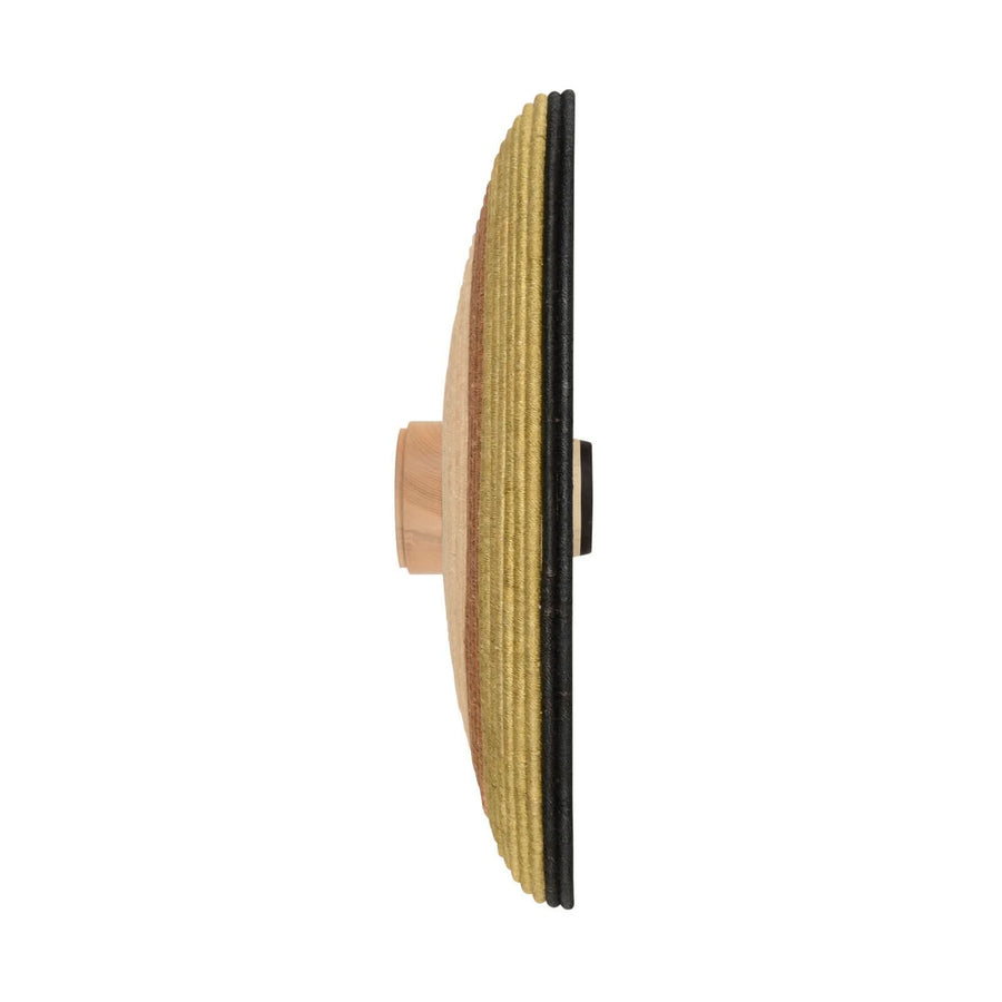 Applique murale Grass L, vert et beige, Ø 80 cm
