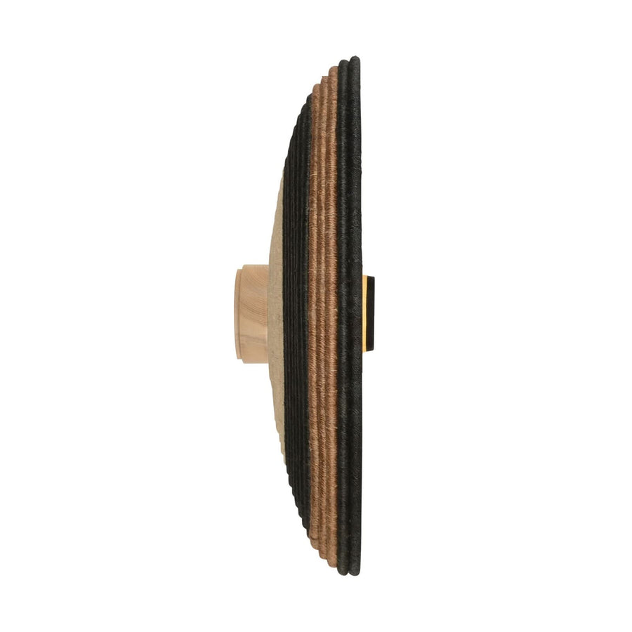 Applique murale Grass L, marron et beige, Ø 80 cm