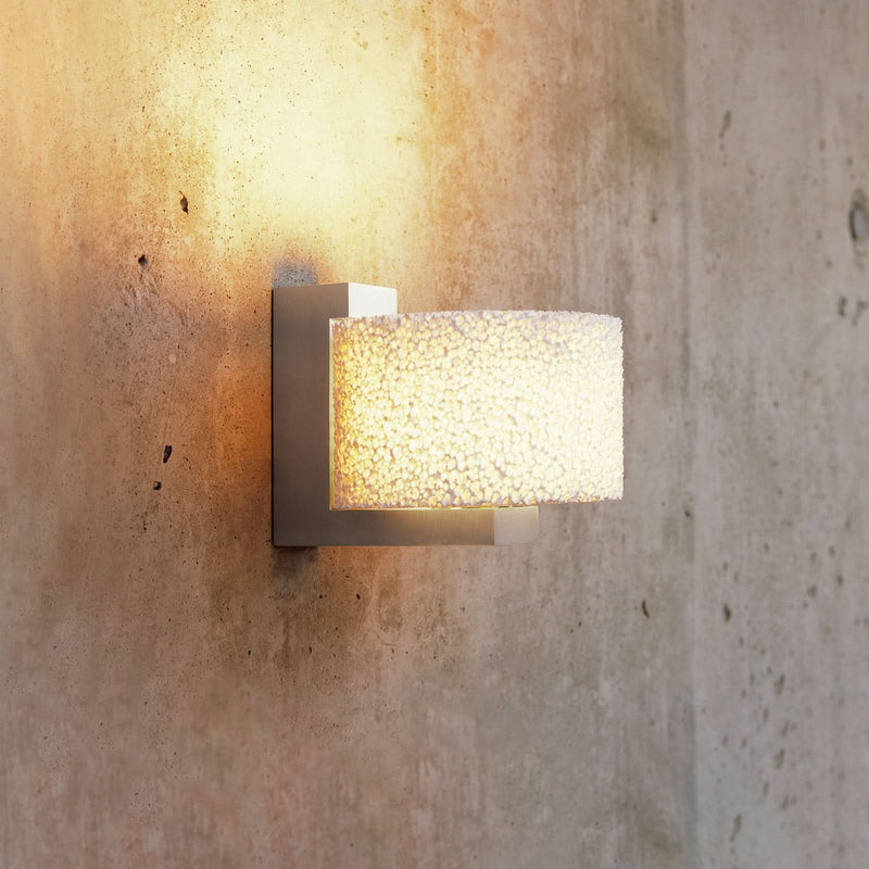 Applique murale LED Reef en céramique, blanc, hauteur 11 cm