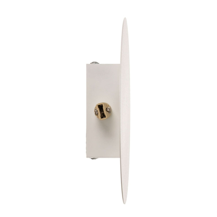 Applique murale Lunia New en métal, blanc, 2 lumières, Ø 20 cm