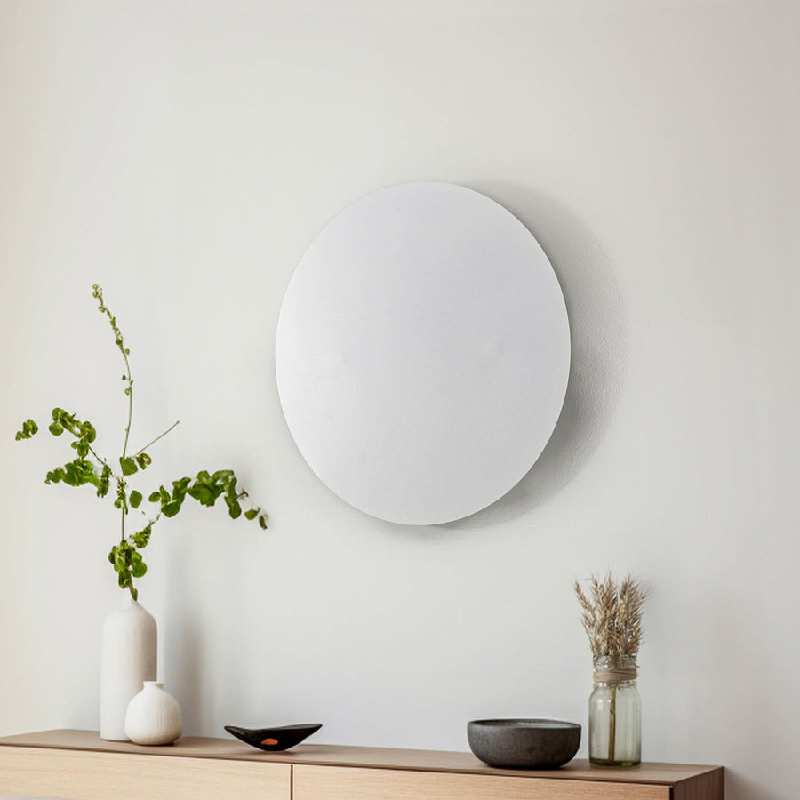 Applique murale Lunia New en métal, blanc, 4 lumières, Ø 40 cm