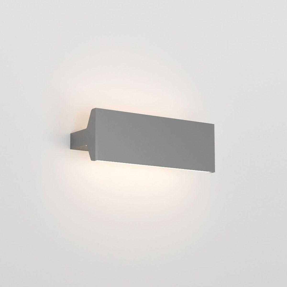 Applique murale LED Ipe W2 en aluminium, graphite, hauteur 9,5 cm, 3000 K