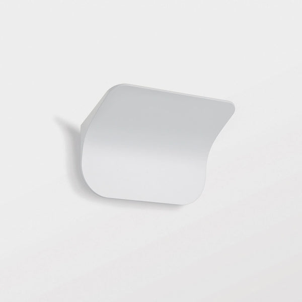Applique murale LED Tide W0 en aluminium, blanc, hauteur 16 cm, 2700 K