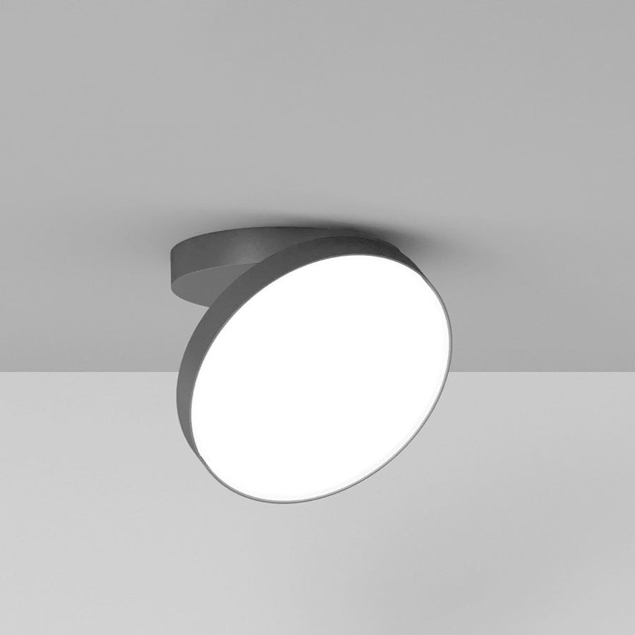 Applique murale LED Venere W1 2 en aluminium, graphite, Ø 25 cm
