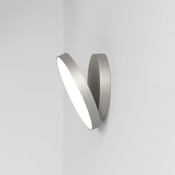 Applique murale LED Venere W1 2 en aluminium, crème, Ø 25 cm