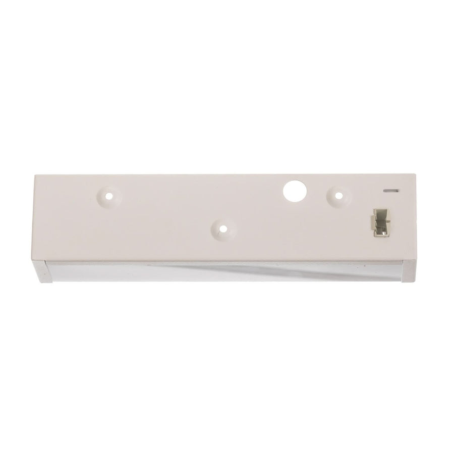 Applique murale Straight XS en acier, blanc, hauteur 7 cm