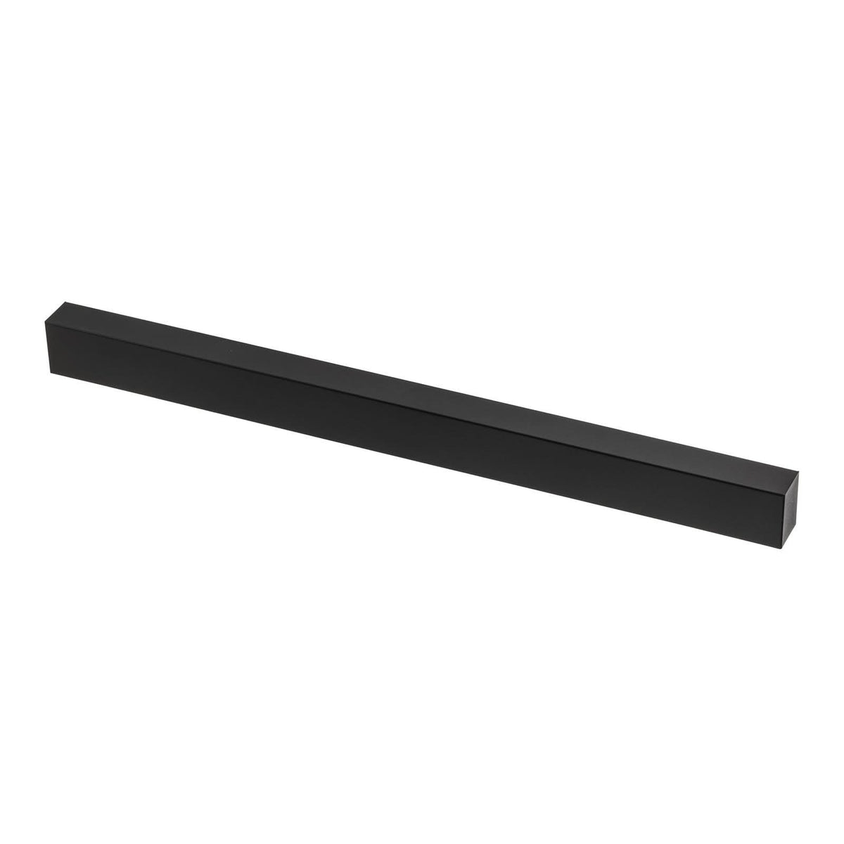 Applique murale Straight M en acier, noir, hauteur 7 cm