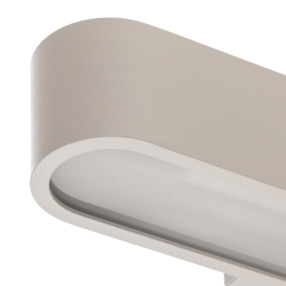 Applique murale Soft en aluminium, blanc, hauteur 6 cm, 3000 K, 11 W