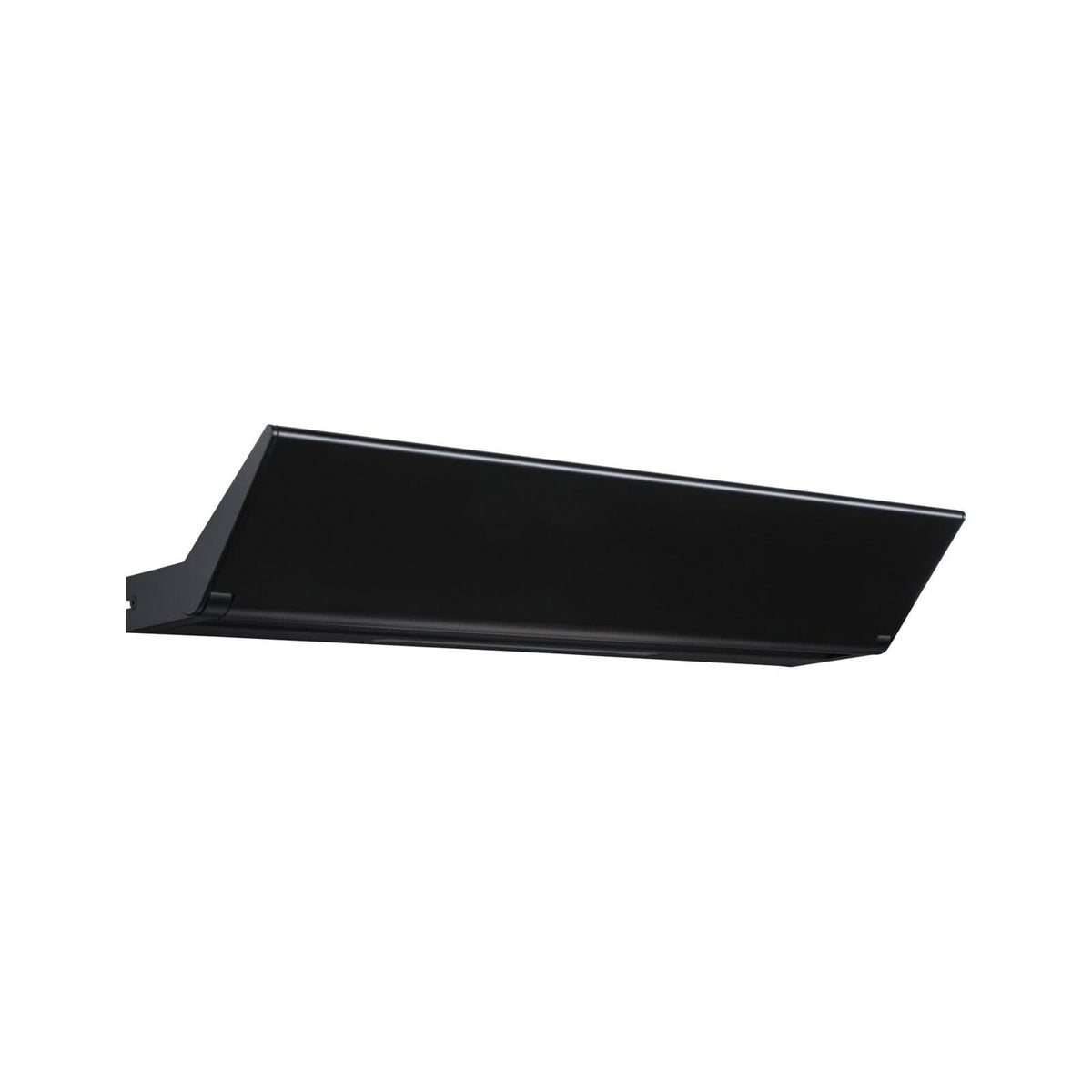 Applique murale LED Ranva en aluminium, noir mat, hauteur 3,3 cm