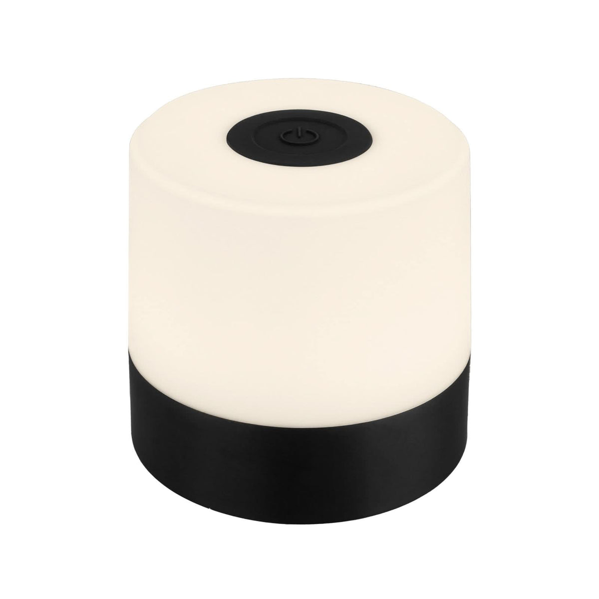 Lampe à poser d'extérieur LED rechargeable Smal, noir et blanc, Ø 7 cm, IP44, 2700 K, 2 W