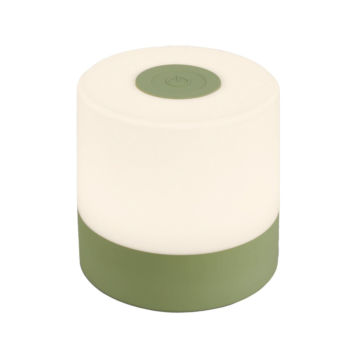 Lampe à poser d'extérieur LED rechargeable Smal, vert et blanc, Ø 7 cm, IP44