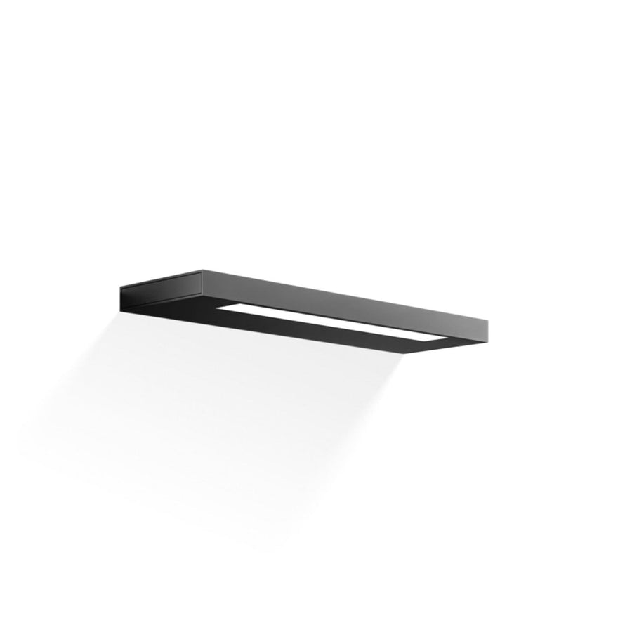 Applique murale LED Slim 34 N en aluminium, noir mat et blanc mat, hauteur 2 cm, IP44