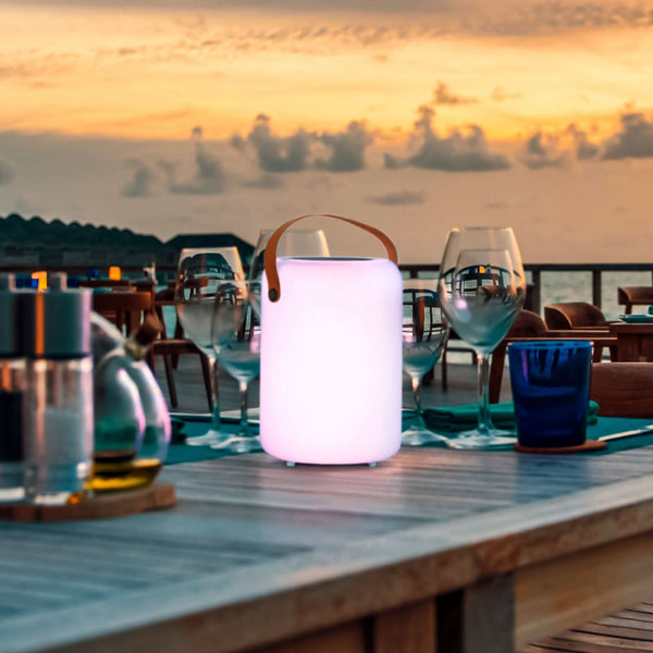Lampe solaire d'extérieur LED Orno, blanc, Ø 14 cm, IP44