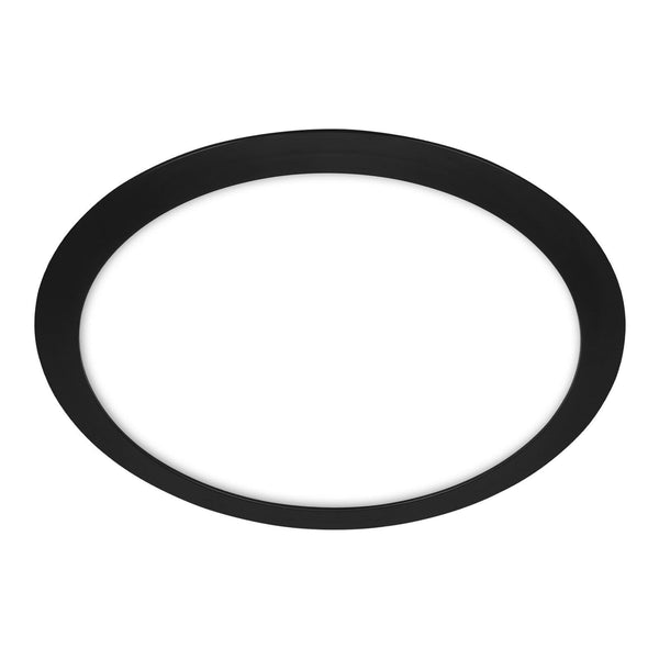Plafonnier d'extérieur LED 3766015 IP44, noir et blanc, Ø 31 cm, IP44