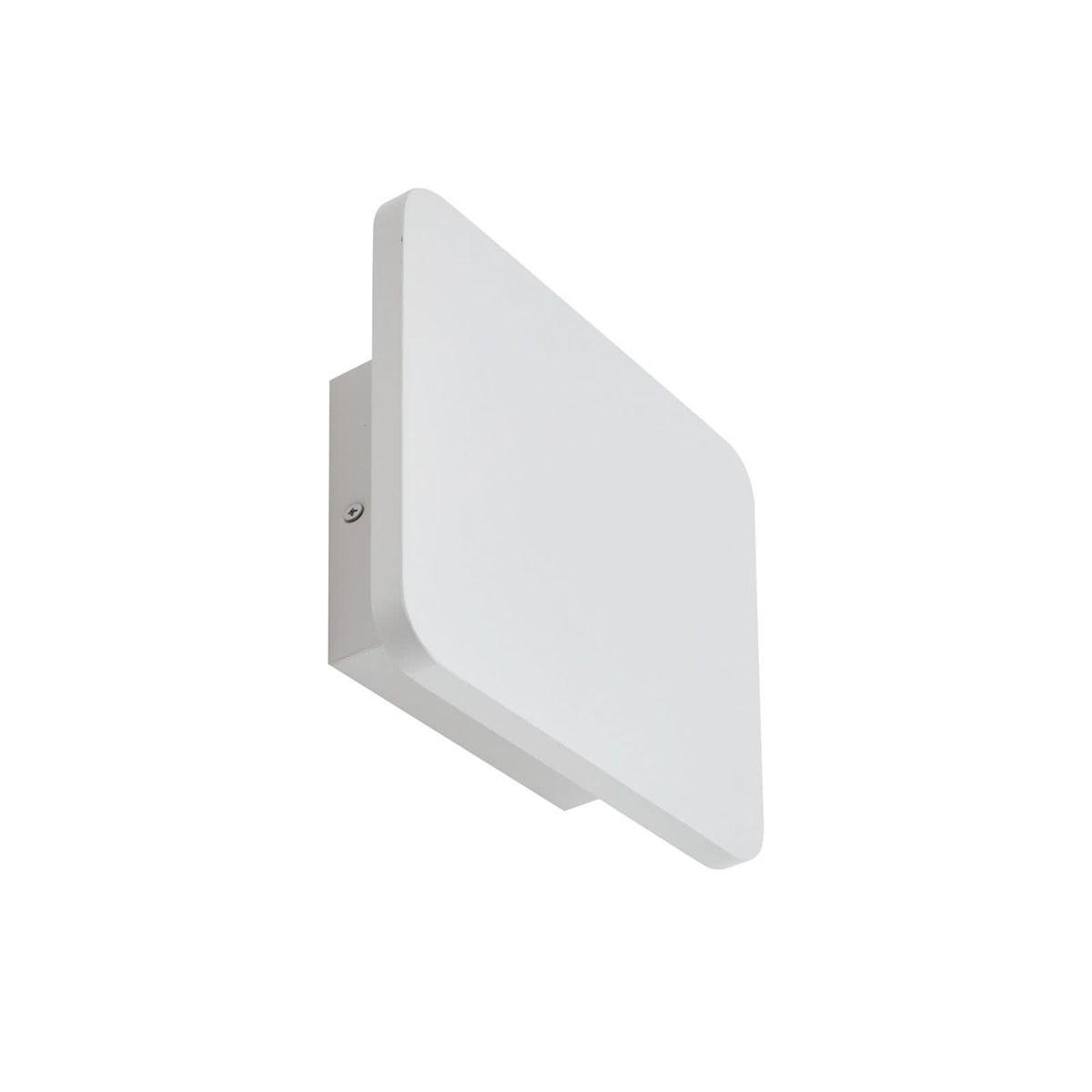 Applique murale LED Elrik en métal, blanc, hauteur 22 cm