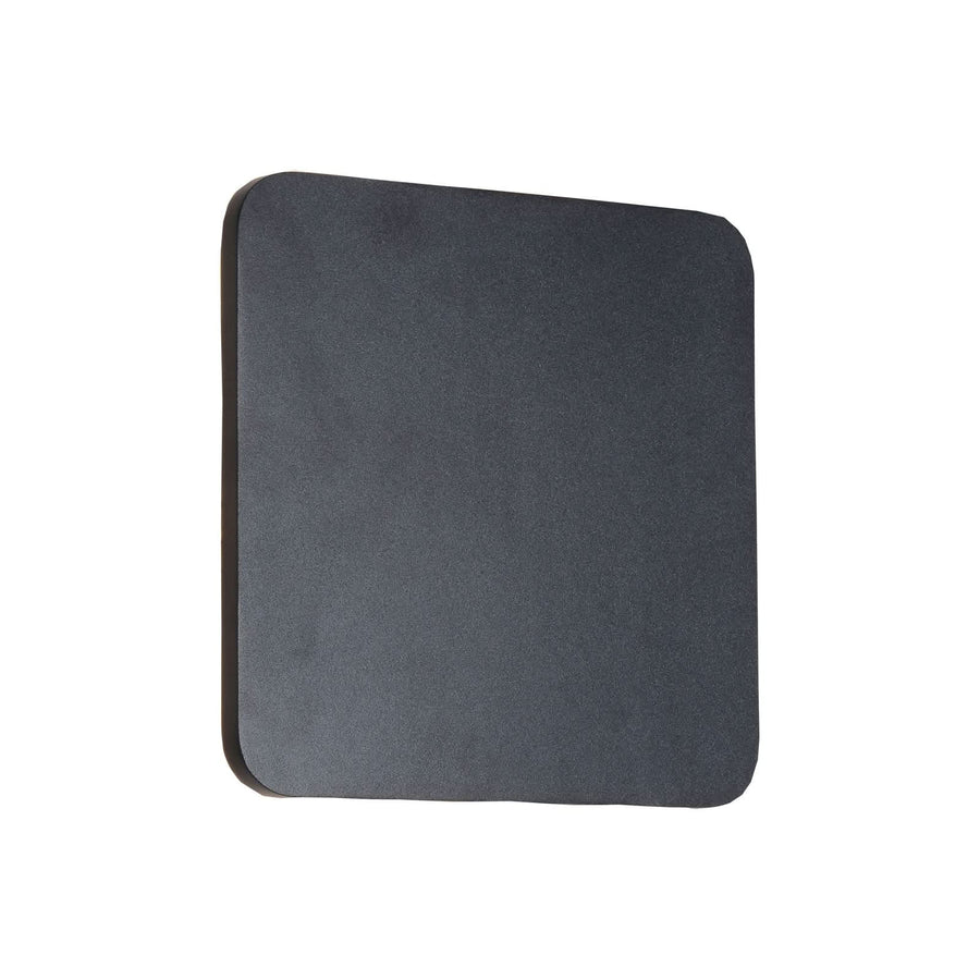 Applique murale LED Elrik en métal, noir, hauteur 22 cm