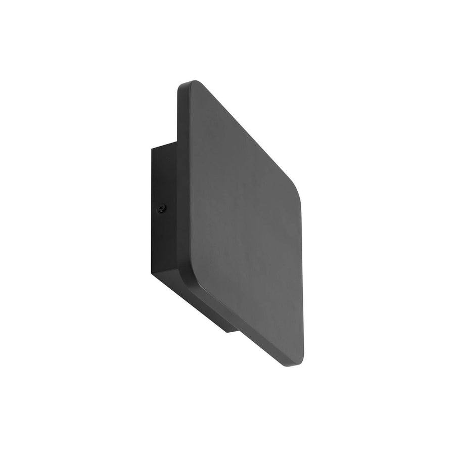 Applique murale LED Elrik en métal, noir, hauteur 22 cm