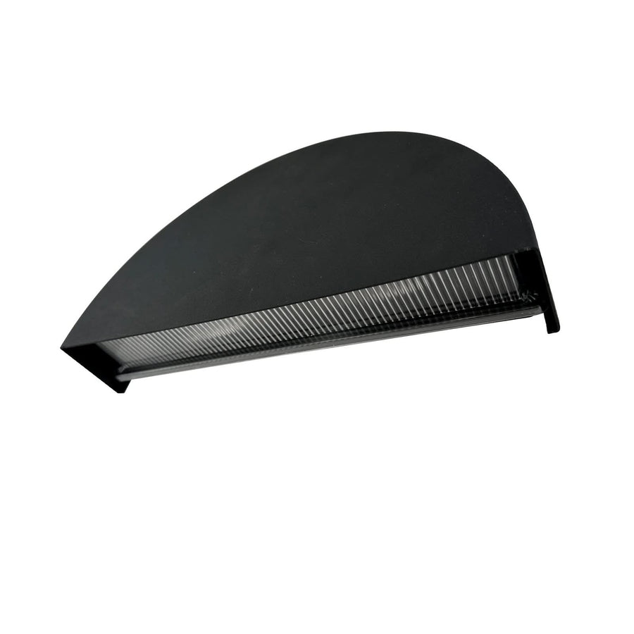 Applique d'extérieur Scott en métal, noir, hauteur 13,5 cm, IP44