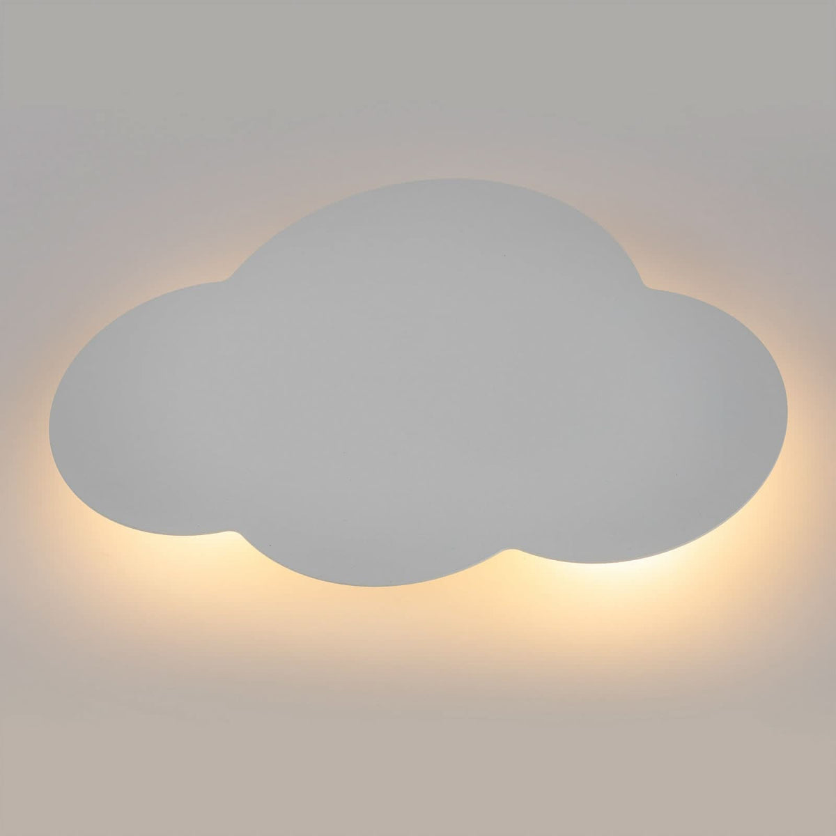 Applique murale Cloud en acier, blanc, 2 lumières