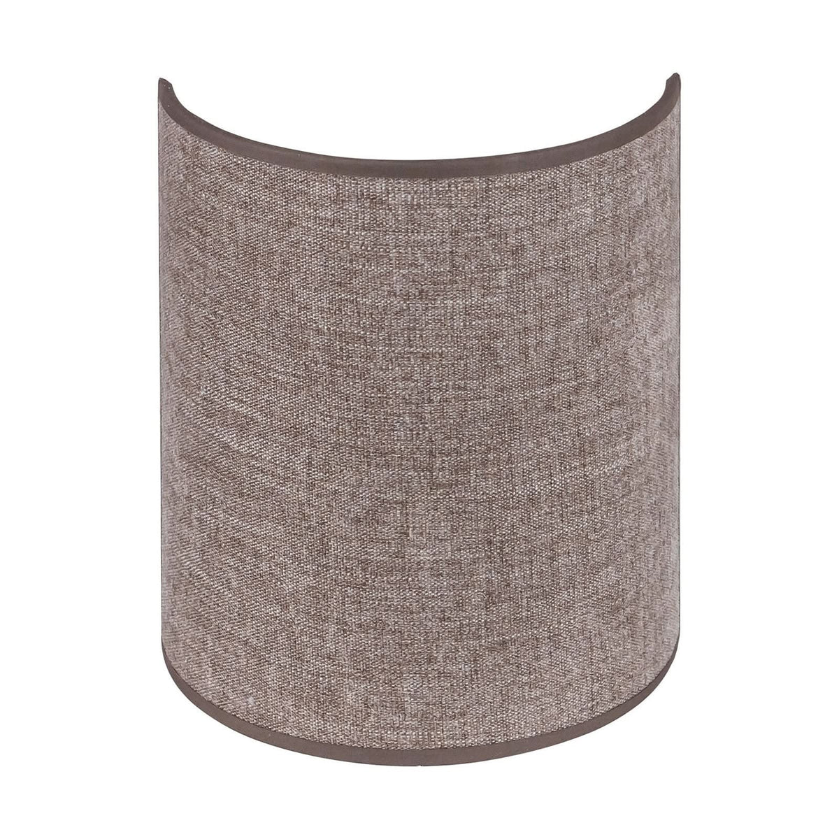Applique murale Celine en tissu, marron, hauteur 24 cm