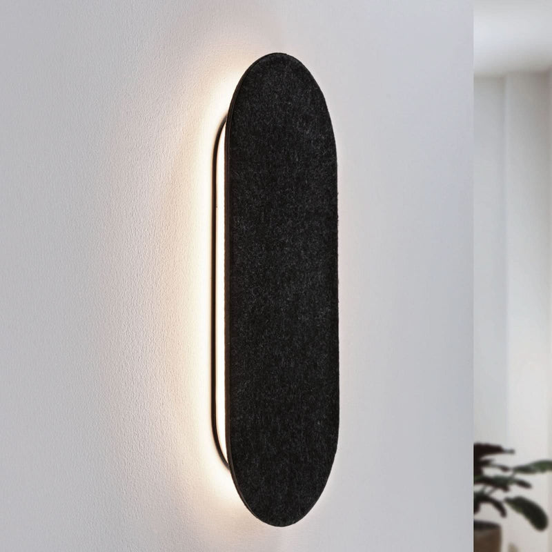 Applique murale LED Tulga, anthracite, hauteur 20 cm