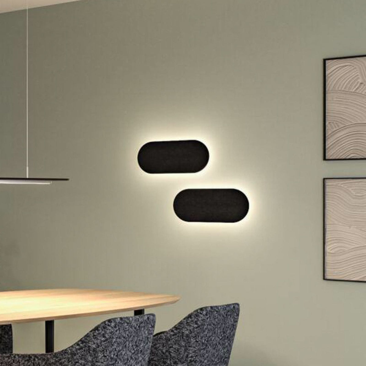 Applique murale LED Tulga, anthracite, hauteur 20 cm