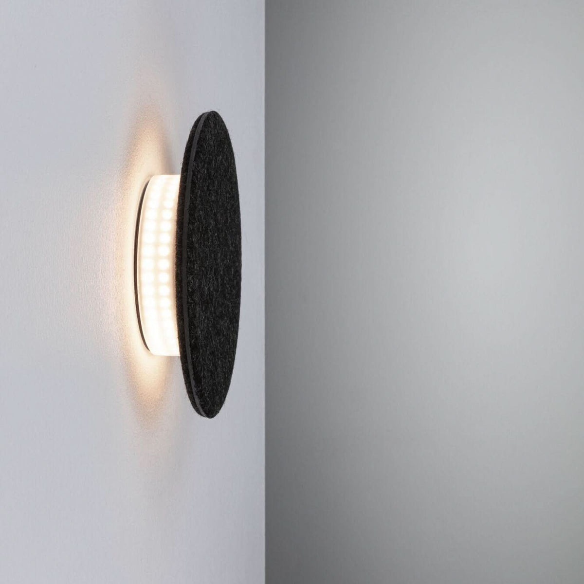 Applique murale LED Tulga, anthracite, Ø 20 cm