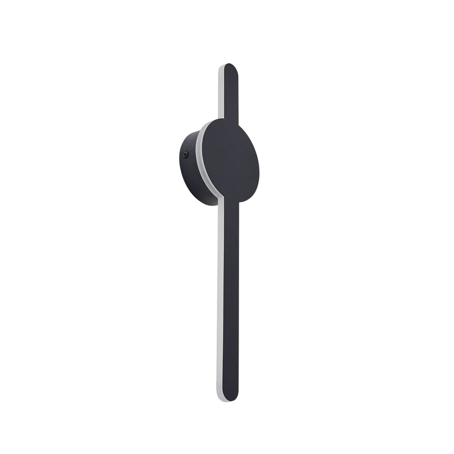 Applique murale LED Borian, noir, hauteur 40 cm
