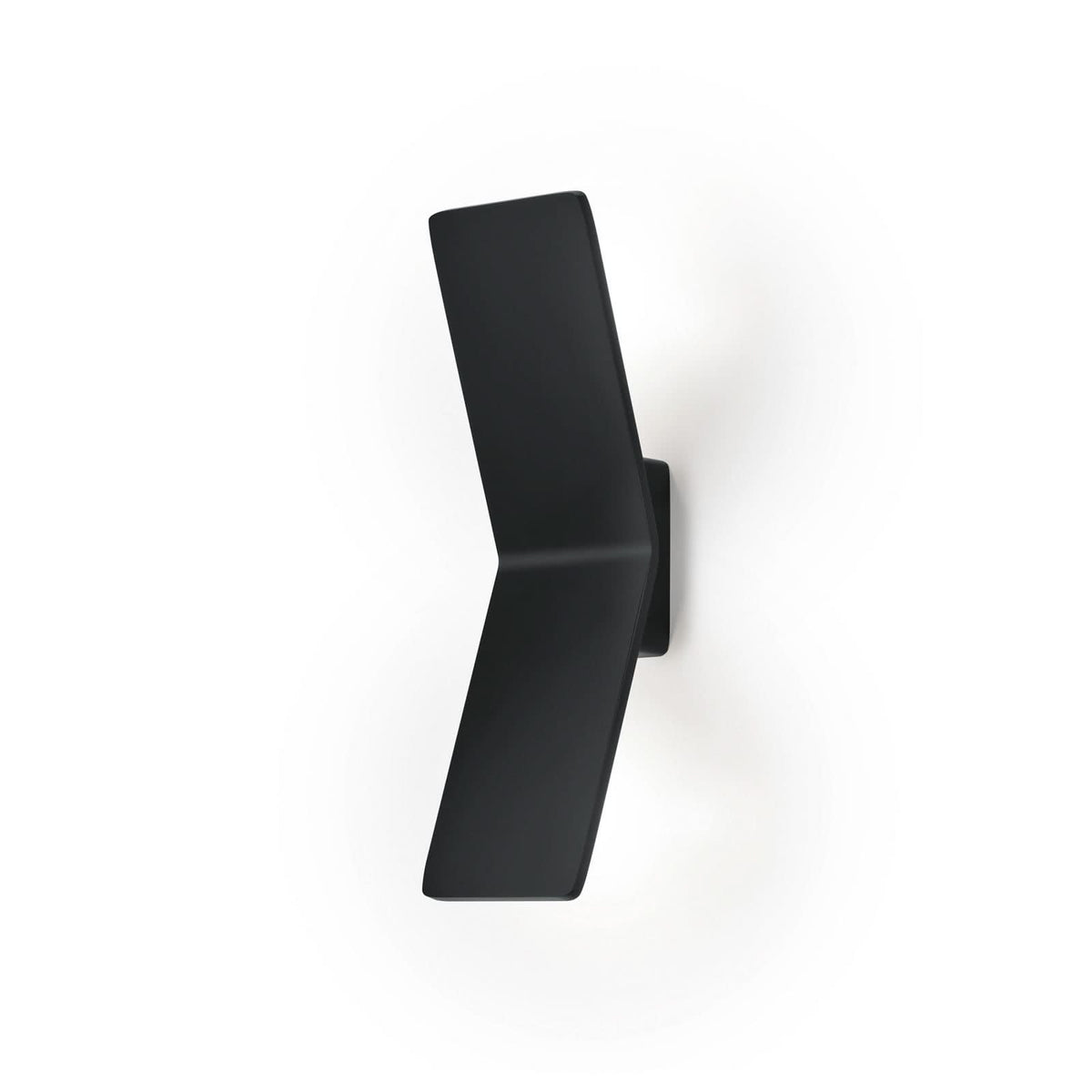 Applique murale LED Ada en aluminium, noir, hauteur 28 cm