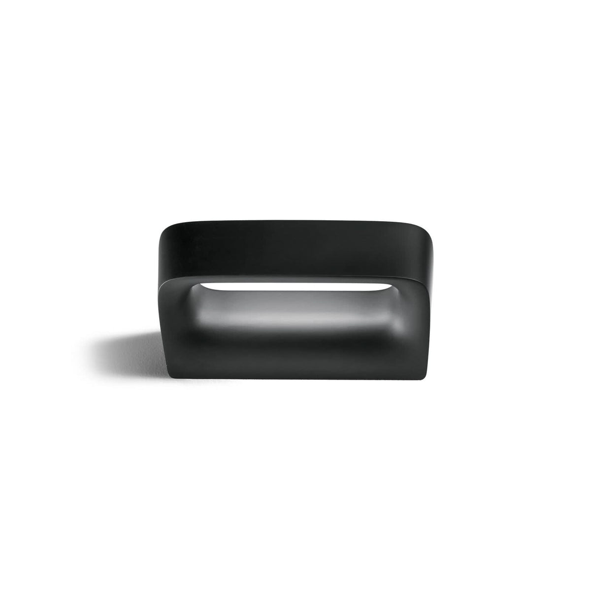 Applique murale LED Aki en aluminium, anthracite mat, hauteur 5,5 cm