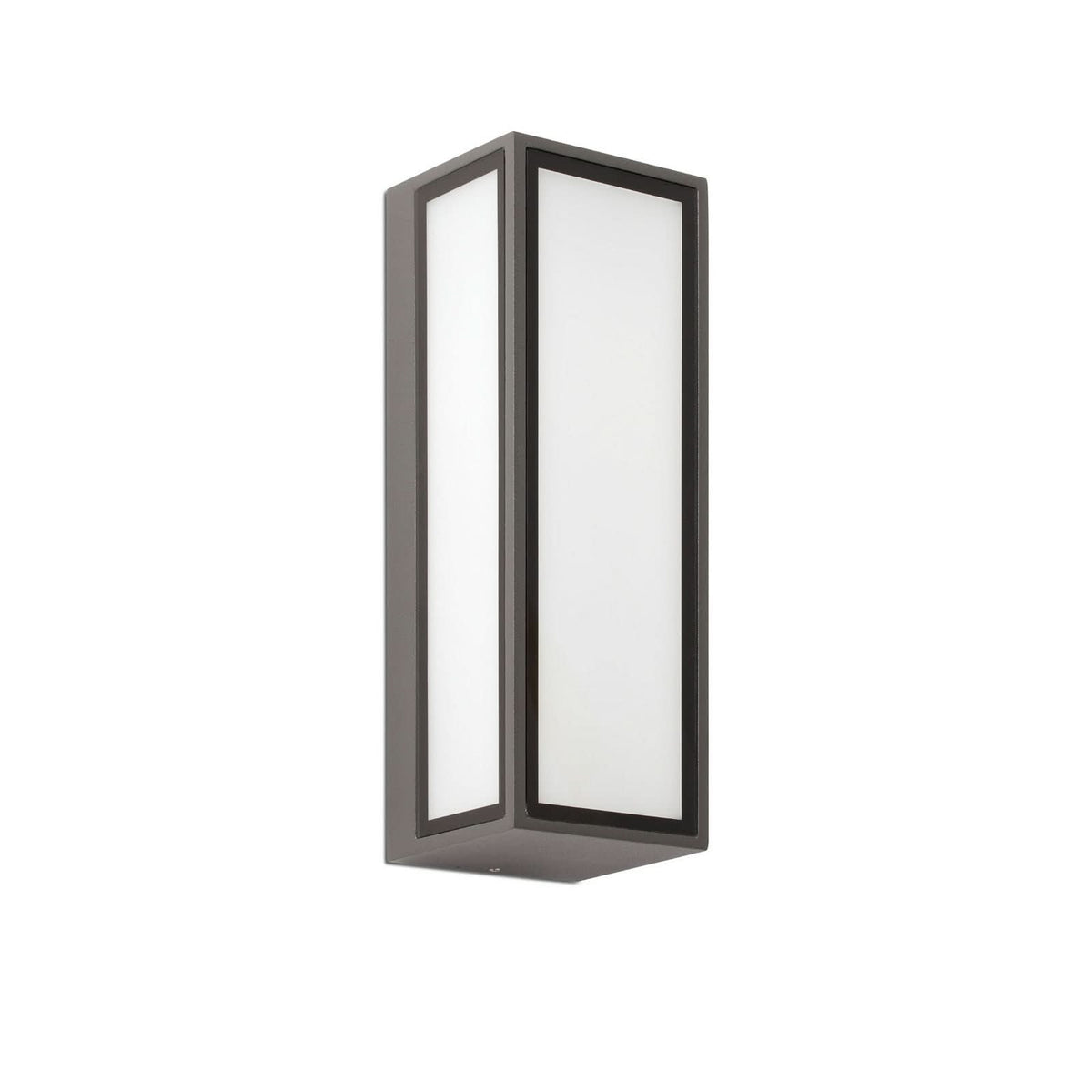 Applique d'extérieur LED Pivot en aluminium, gris foncé, hauteur 26 cm, IP65