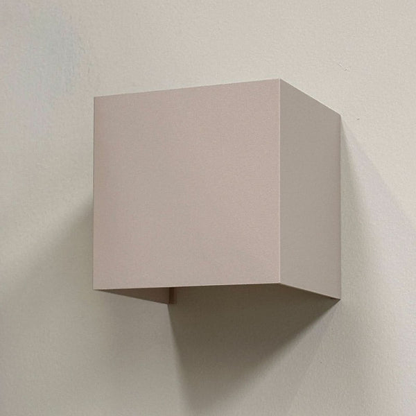 Applique murale LED Venus en aluminium, crème, 2 lumières, hauteur 10 cm