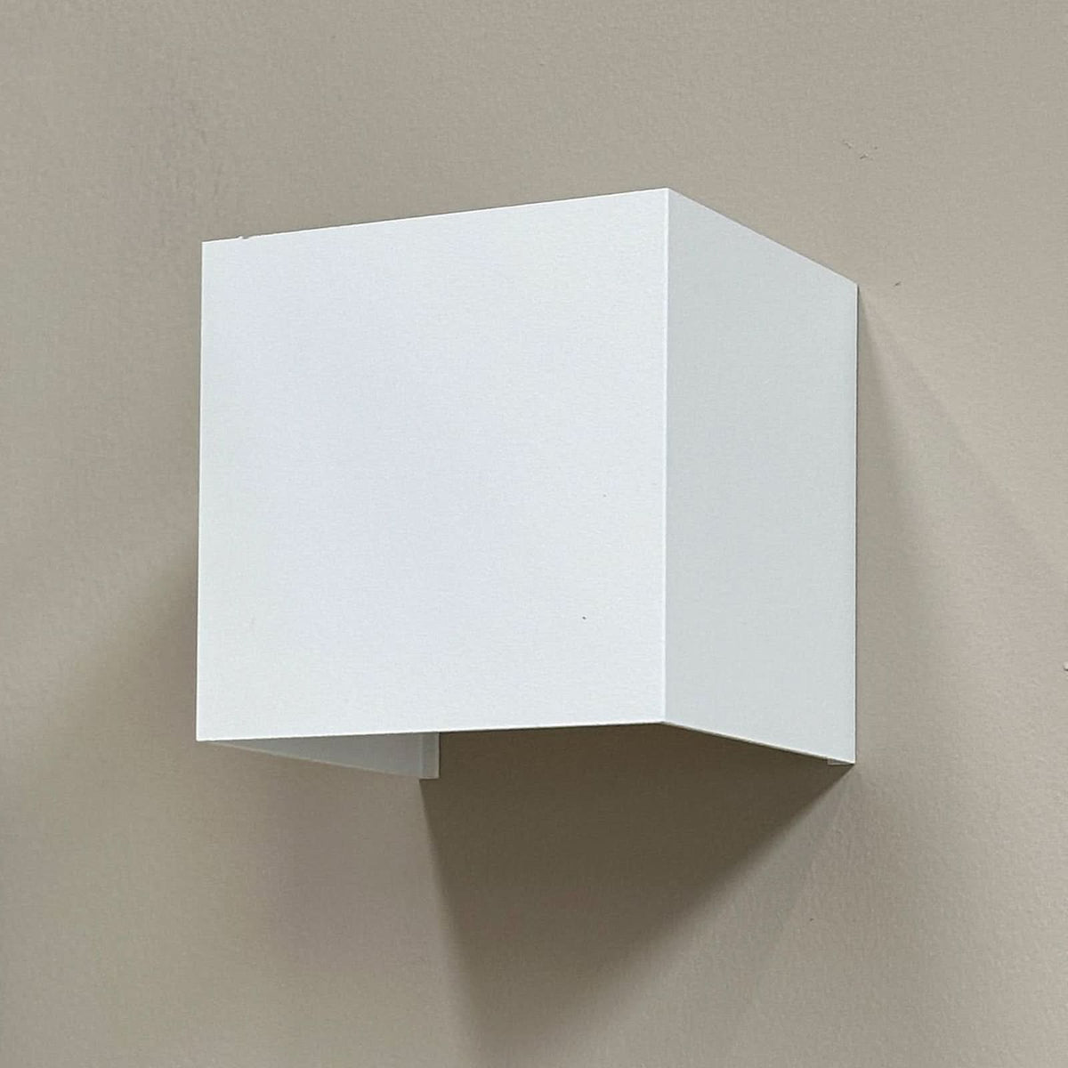 Applique murale LED Venus en aluminium, blanc, 2 lumières, hauteur 10 cm