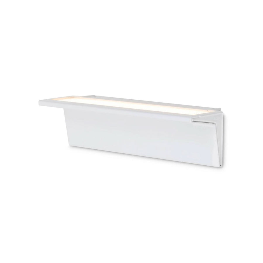 Applique murale LED Zena en aluminium, blanc, hauteur 7 cm, 3000 K