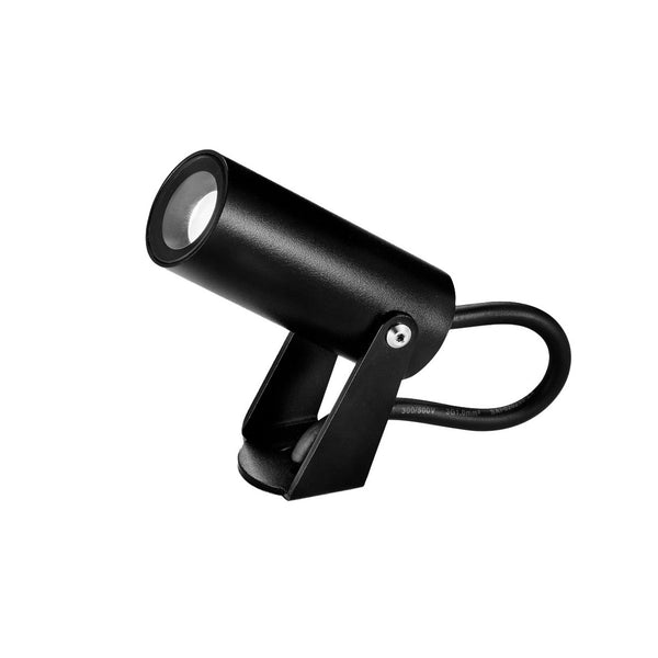 Spot à piquer d'extérieur LED DLS Arktis Mini en aluminium, noir, Ø 3,8 cm, IP65