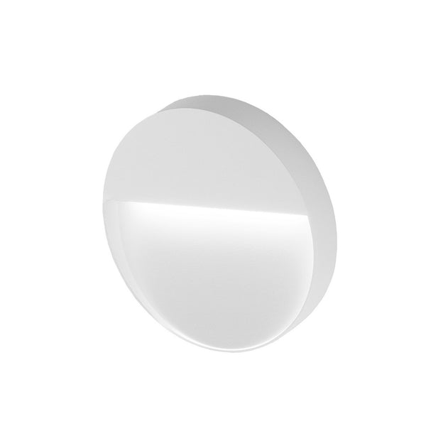 Applique d'extérieur LED DLS Vigo XL en aluminium, blanc, Ø 20 cm, IP65
