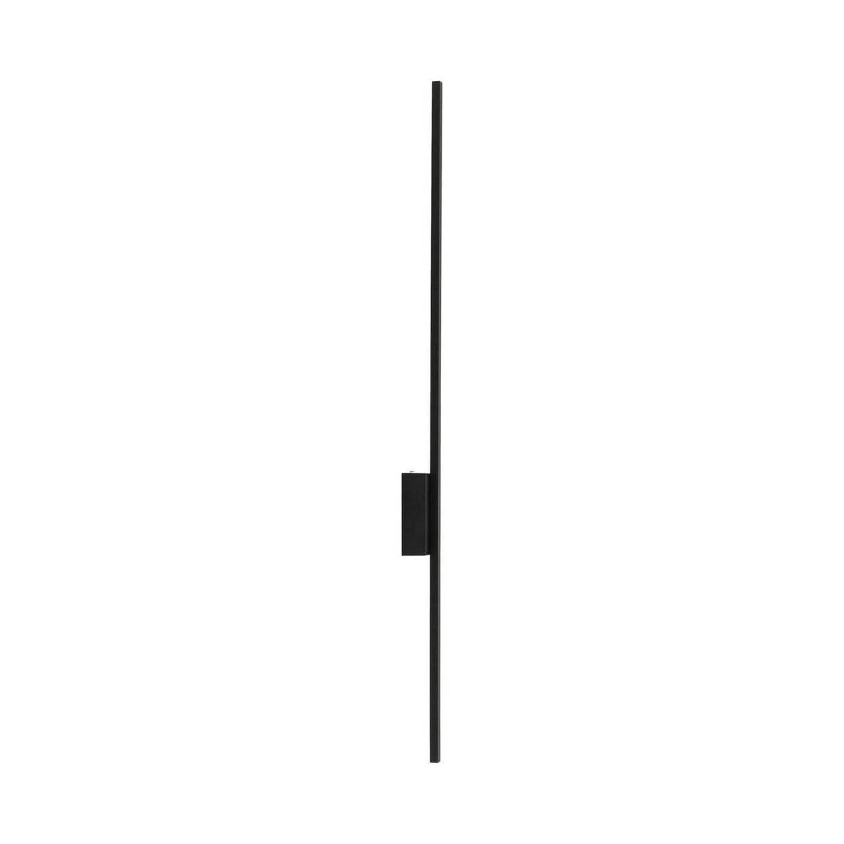 Applique murale LED Flash en métal, noir, hauteur 108 cm