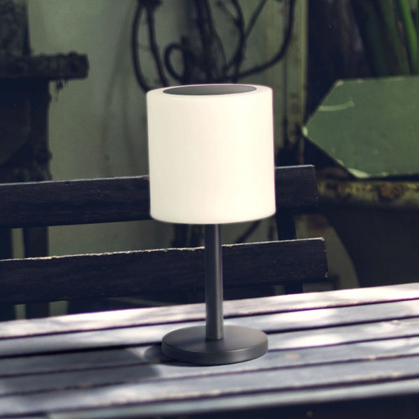 Lampe solaire d'extérieur LED Milano Pro, noir et blanc, Ø 13 cm, IP54