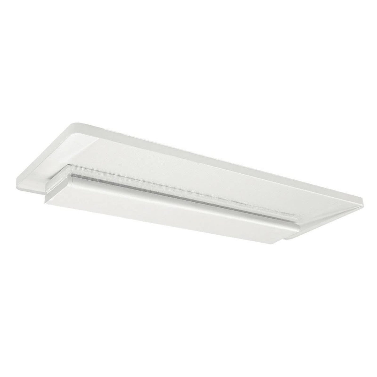 Applique murale LED Skinny en aluminium, blanc, hauteur 2,8 cm, IP44