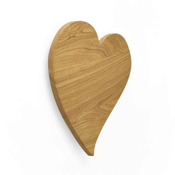 Applique murale LED Coeur en bois, hauteur 60,5 cm