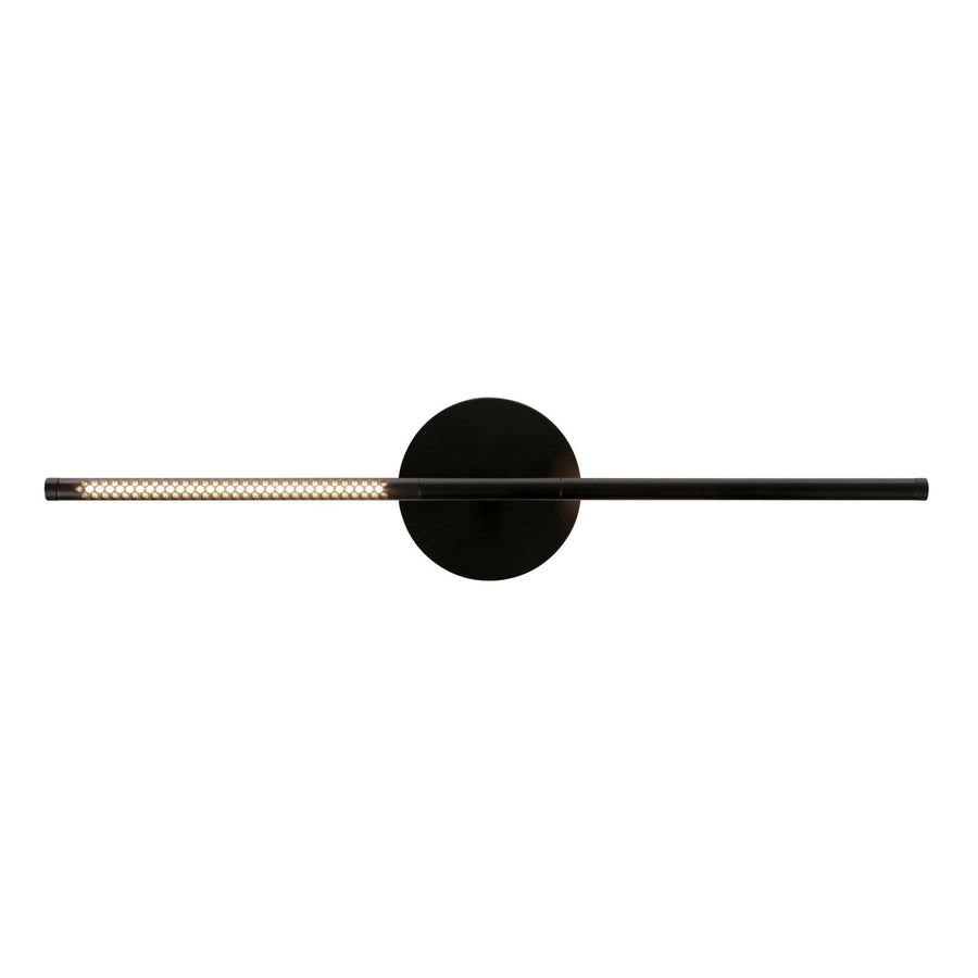 Applique murale LED Omni en aluminium, noir, 2700 K, 17 W