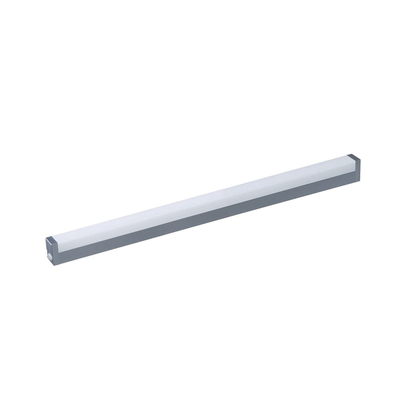 Applique murale LED 512116102 en aluminium, titane et blanc
