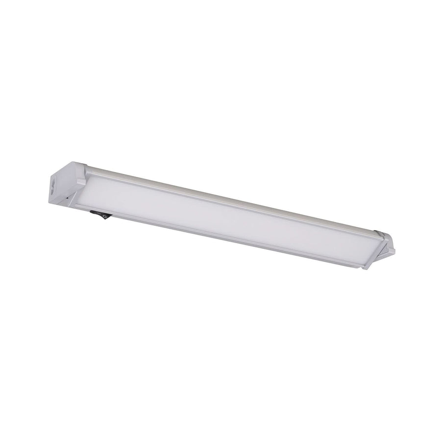 Applique murale LED 957010102 en aluminium, argenté et blanc