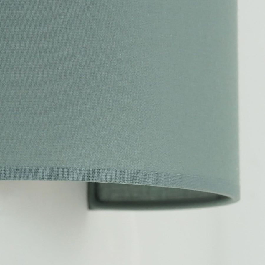 Applique murale Céline en tissu, vert structuré, hauteur 24 cm