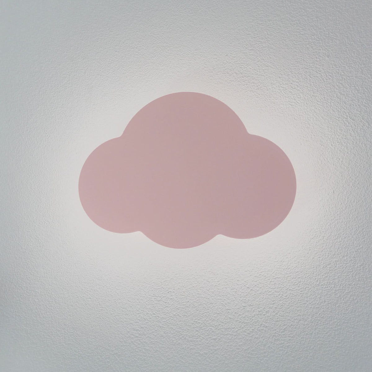 Applique murale Cloud en acier, rose, 2 lumières, hauteur 27 cm